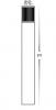 Prisma 970mm 240V Aluminium Black LED Bollard Light IP65